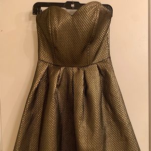 Gold Metallic Dress
